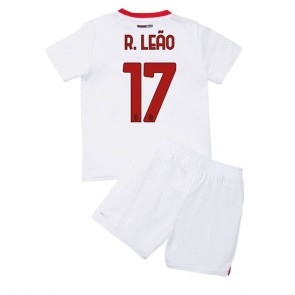 AC Milan Rafael Leao #17 babykläder Bortatröja barn 2022-23 Korta ärmar (+ Korta byxor)